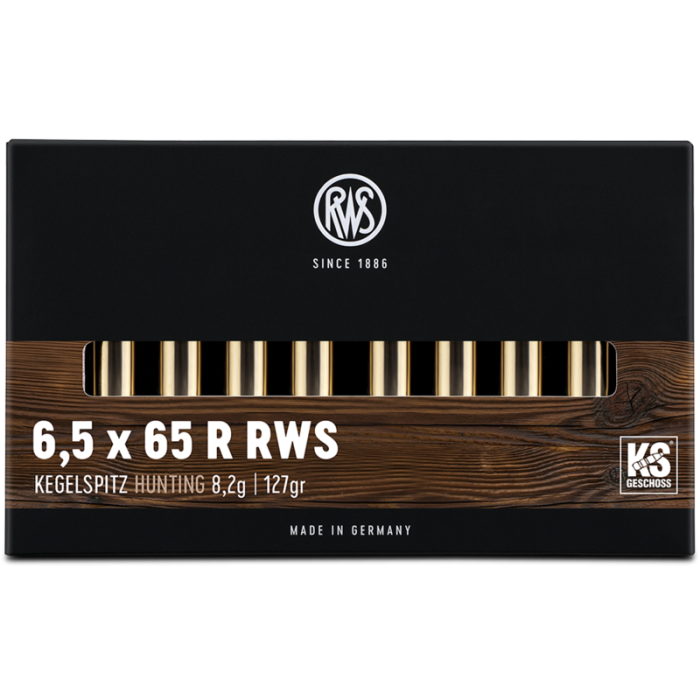 Amunicja RWS 6,5x65R KS 8,2g